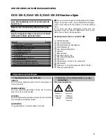 Предварительный просмотр 86 страницы Hilti DAG 125-S Operating Instructions Manual