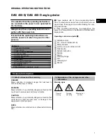 Preview for 5 page of Hilti DAG 450-D Operating Instructions Manual