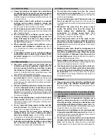 Предварительный просмотр 9 страницы Hilti DAG 450-D Operating Instructions Manual