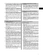 Предварительный просмотр 11 страницы Hilti DAG 450-D Operating Instructions Manual