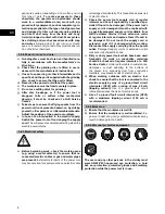 Предварительный просмотр 12 страницы Hilti DAG 450-D Operating Instructions Manual