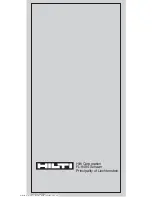 Preview for 22 page of Hilti DAG 451S Operating Instructions Manual