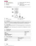 Предварительный просмотр 6 страницы Hilti DC-EX 125/5inch M Operating Instructions Manual