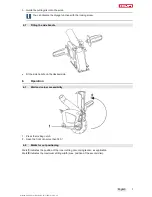 Предварительный просмотр 9 страницы Hilti DC-EX 125/5inch M Operating Instructions Manual