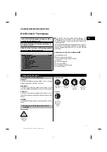 Предварительный просмотр 5 страницы Hilti DC-EX 230/9" Operating Instructions Manual