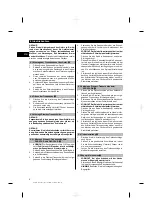 Предварительный просмотр 10 страницы Hilti DC-EX 230/9" Operating Instructions Manual