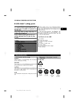 Предварительный просмотр 13 страницы Hilti DC-EX 230/9" Operating Instructions Manual