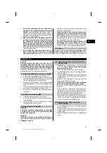 Предварительный просмотр 17 страницы Hilti DC-EX 230/9" Operating Instructions Manual