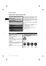 Предварительный просмотр 20 страницы Hilti DC-EX 230/9" Operating Instructions Manual