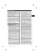 Предварительный просмотр 23 страницы Hilti DC-EX 230/9" Operating Instructions Manual