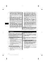 Предварительный просмотр 56 страницы Hilti DC-EX 230/9" Operating Instructions Manual