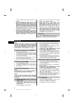 Предварительный просмотр 70 страницы Hilti DC-EX 230/9" Operating Instructions Manual