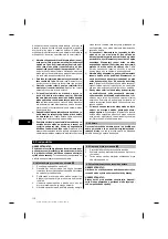 Предварительный просмотр 114 страницы Hilti DC-EX 230/9" Operating Instructions Manual