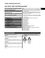 Preview for 5 page of Hilti DCG 180-D Operating Instructions Manual