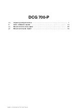 Preview for 5 page of Hilti DCG 700-P Original Operating Instructions