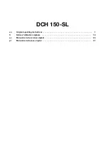 Preview for 4 page of Hilti DCH 150-SL Manual