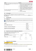 Preview for 11 page of Hilti DCH 150-SL Manual