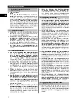 Предварительный просмотр 11 страницы Hilti DCH 300 Operating Instructions Manual