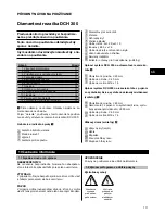 Предварительный просмотр 116 страницы Hilti DCH 300 Operating Instructions Manual