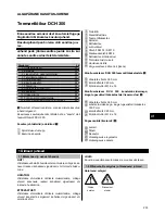 Preview for 238 page of Hilti DCH 300 Operating Instructions Manual