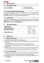 Preview for 10 page of Hilti DCH-SL LG Manual