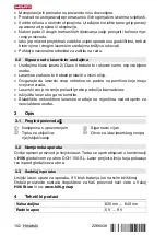 Preview for 108 page of Hilti DCH-SL LG Manual