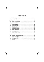Preview for 5 page of Hilti DD 110-W Original Operating Instructions