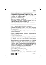 Предварительный просмотр 11 страницы Hilti DD 110-W Original Operating Instructions