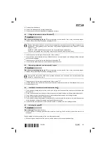 Предварительный просмотр 31 страницы Hilti DD 110-W Original Operating Instructions