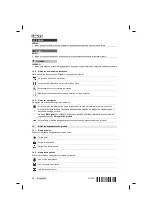 Предварительный просмотр 88 страницы Hilti DD 110-W Original Operating Instructions