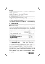 Предварительный просмотр 94 страницы Hilti DD 110-W Original Operating Instructions