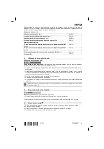 Предварительный просмотр 95 страницы Hilti DD 110-W Original Operating Instructions