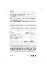 Предварительный просмотр 110 страницы Hilti DD 110-W Original Operating Instructions