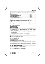 Предварительный просмотр 111 страницы Hilti DD 110-W Original Operating Instructions