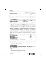 Предварительный просмотр 142 страницы Hilti DD 110-W Original Operating Instructions