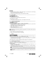 Предварительный просмотр 144 страницы Hilti DD 110-W Original Operating Instructions