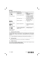 Предварительный просмотр 210 страницы Hilti DD 110-W Original Operating Instructions