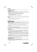 Предварительный просмотр 236 страницы Hilti DD 110-W Original Operating Instructions