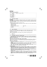 Предварительный просмотр 306 страницы Hilti DD 110-W Original Operating Instructions