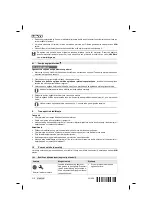 Предварительный просмотр 316 страницы Hilti DD 110-W Original Operating Instructions