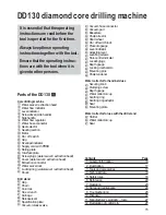 Предварительный просмотр 6 страницы Hilti DD 130 Operating Instructions Manual