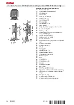 Предварительный просмотр 40 страницы Hilti DD 200 Operating Instructions Manual