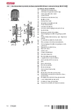 Предварительный просмотр 64 страницы Hilti DD 200 Operating Instructions Manual