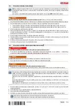 Предварительный просмотр 167 страницы Hilti DD 200 Operating Instructions Manual