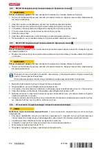 Предварительный просмотр 220 страницы Hilti DD 200 Operating Instructions Manual