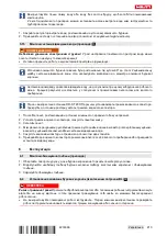 Предварительный просмотр 221 страницы Hilti DD 200 Operating Instructions Manual