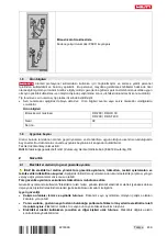 Preview for 257 page of Hilti DD 200 Operating Instructions Manual