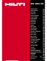 Preview for 1 page of Hilti DD 350-CA Original Operating Instructions