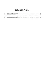 Preview for 4 page of Hilti DD AF-CA H Manual