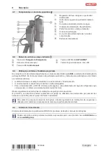 Предварительный просмотр 73 страницы Hilti DD AF-CA Original Operating Instructions